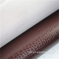Material de cuero de sofá de PVC con estampado de cocodrilo en relieve